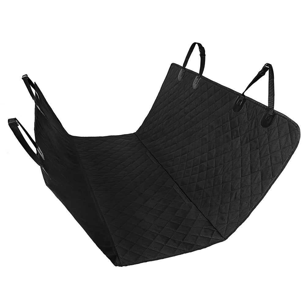 Dog Car Seat Cover View Mesh Pet Carrier Hammock Safety Protector Car Rear Back Seat Mat With Zipper And Pocket For Travel null