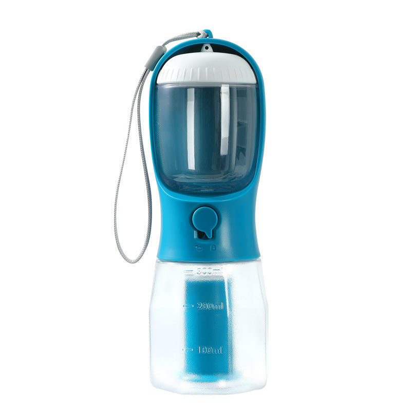 Dog Water Cup Drinking Food Garbage Bag Three-in-one Portable Small Multi-functional Pet Cups Pets Supplies null