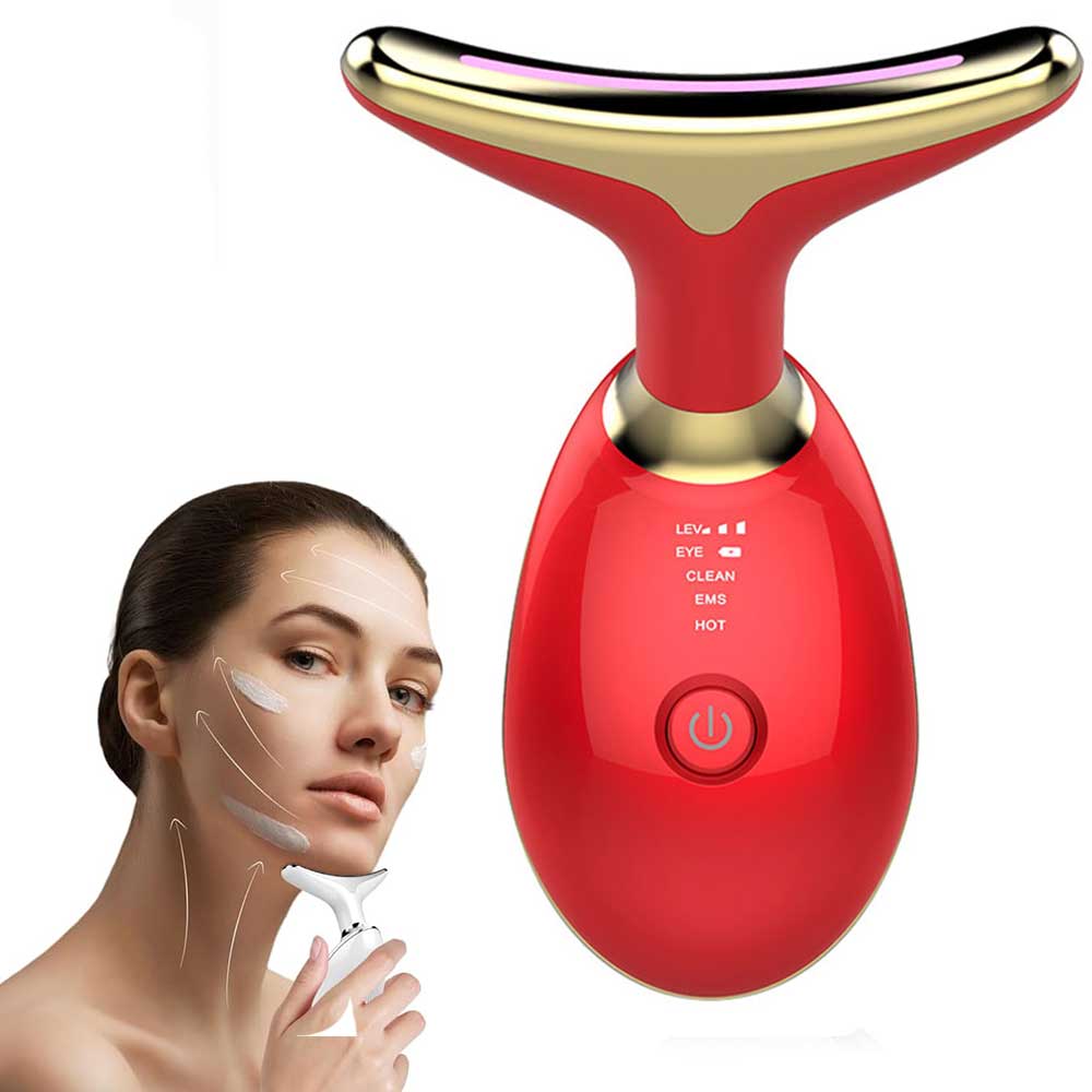 Neck Face Massager Face Sculpting Tool 3 Colour Modes And Vibration For Facial Massager For Double Chin Aura Outlet