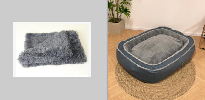 Pet Dog Bed Warming Soft Sleeping Bag Cushion Puppy Kennel null