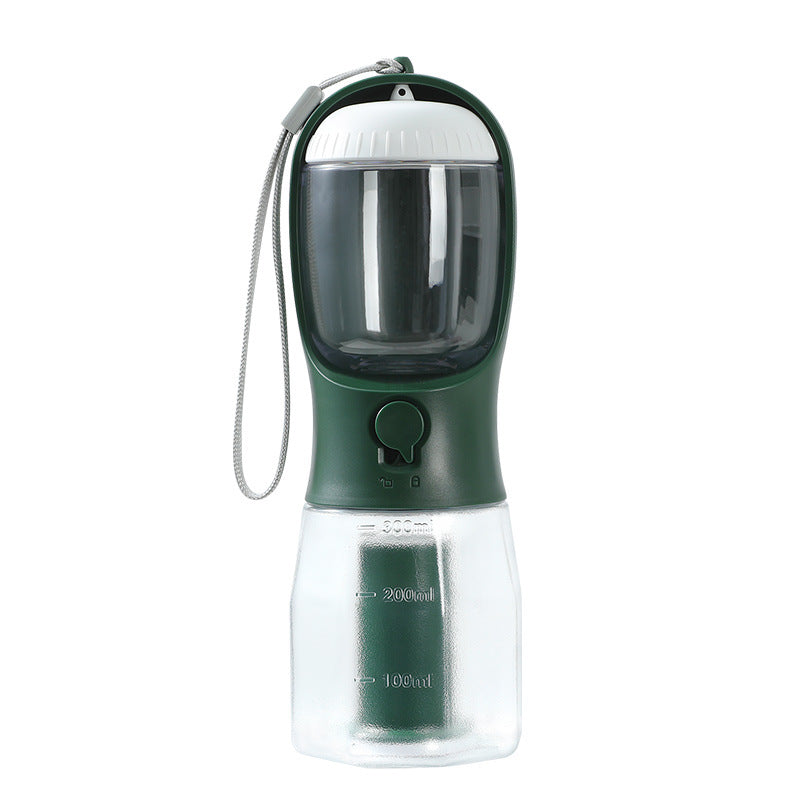Dog Water Cup Drinking Food Garbage Bag Three-in-one Portable Small Multi-functional Pet Cups Pets Supplies null