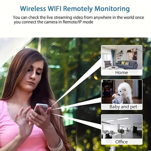 Smart Home Security Camera Small CCTV Night Vision Motion Detection Alarm Monitor Best Choice For 3C Discount Store