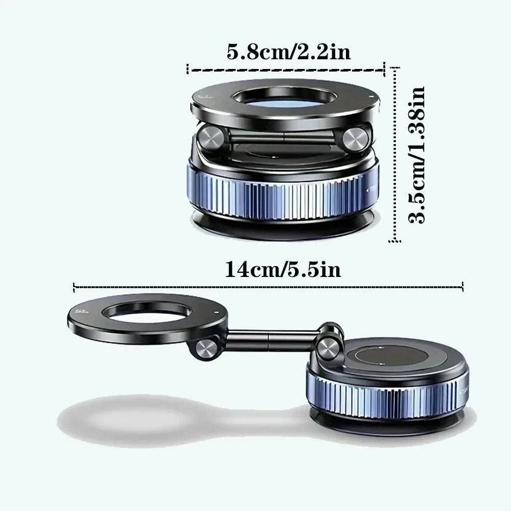 2026 Magnetic vacuum car phone holder 360 adjustable mount Stone's Store