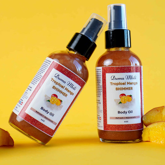 Tropical Mango Shimmer Body Oil Duma Mbili LLC