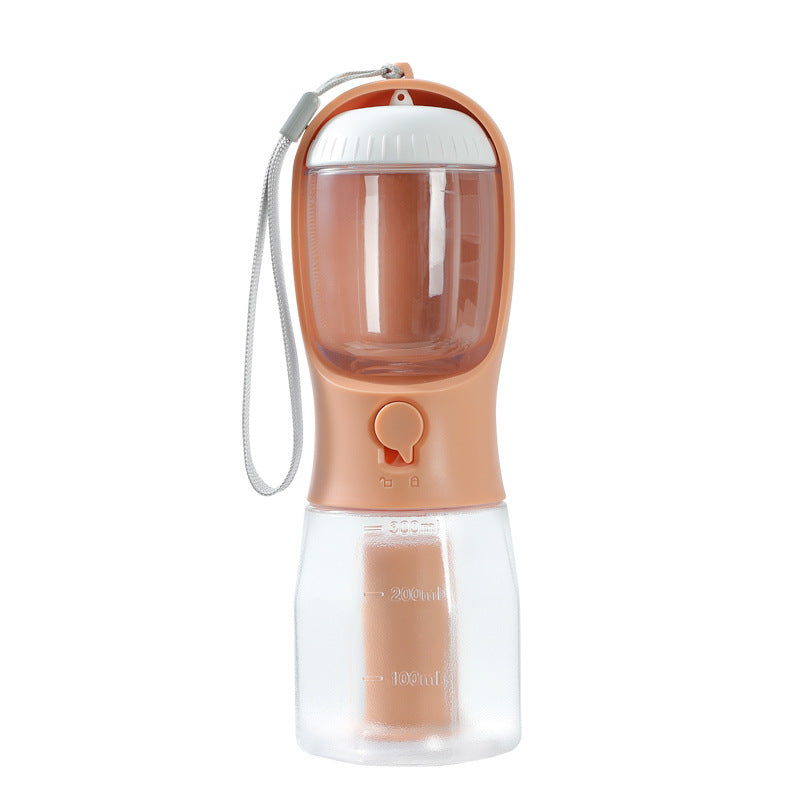 Dog Water Cup Drinking Food Garbage Bag Three-in-one Portable Small Multi-functional Pet Cups Pets Supplies null