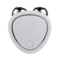 Portable Facial Micro-current Beauty Instrument For Lifting Thinning And Reducing Edema With Double Roller Massager null