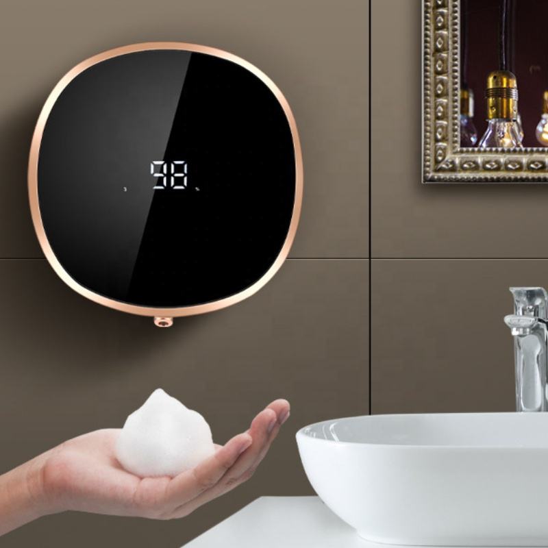 Non-contact Automatic Soap Dispenser Liquid Foam Machine Infrared Sensor Electric Hands Free Hand Sanitizer Tool null