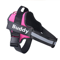 Personalized Dog Harness NO PULL Reflective Breathable Adjustable Pet Harness Vest For Small Large Dog Custom Patch Pet Supplies null
