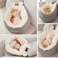 Pet Dog Bed Warming Soft Sleeping Bag Cushion Puppy Kennel null