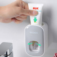Wall Mounted Automatic Toothpaste Holder Bathroom Accessories Set Dispenser null