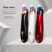 Electric blackhead instrument with multiple nozzle heads for acne and pore cleaning