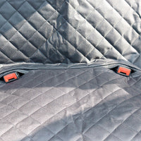 Dog Car Seat Cover View Mesh Pet Carrier Hammock Safety Protector Car Rear Back Seat Mat With Zipper And Pocket For Travel null