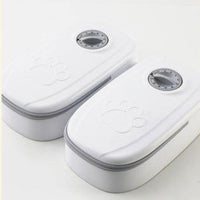 Automatic Pet Feeder Smart Food Dispenser For Cats Dogs Timer Stainless Steel Bowl Auto Dog Cat Pet Feeding Pets Supplies null