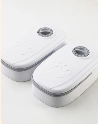Automatic Pet Feeder Smart Food Dispenser For Cats Dogs Timer Stainless Steel Bowl Auto Dog Cat Pet Feeding Pets Supplies null