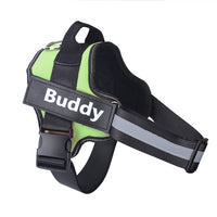 Personalized Dog Harness NO PULL Reflective Breathable Adjustable Pet Harness Vest For Small Large Dog Custom Patch Pet Supplies null