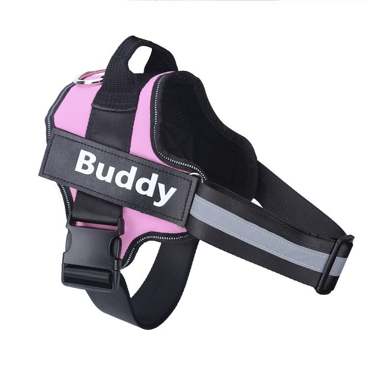 Personalized Dog Harness NO PULL Reflective Breathable Adjustable Pet Harness Vest For Small Large Dog Custom Patch Pet Supplies null