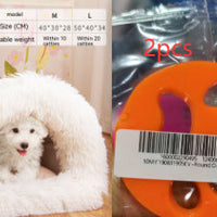 New Splice Portable Pet Nest Portable Autumn And Winter Warm Dog Nest Moisture-proof Long Fur Cat Nest Cross Border Pet Nest null