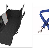 Dog Car Seat Cover View Mesh Pet Carrier Hammock Safety Protector Car Rear Back Seat Mat With Zipper And Pocket For Travel null