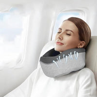 Travel Neck Pillow Non-Deformed Airplane Pillow Travel Neck Cushion Durable U-Shaped Travel Memory Cotton Nap Neck Pillow null