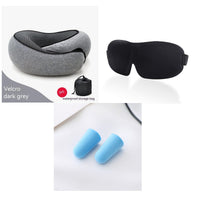 Travel Neck Pillow Non-Deformed Airplane Pillow Travel Neck Cushion Durable U-Shaped Travel Memory Cotton Nap Neck Pillow null