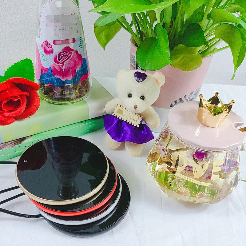Coffee Mug Cup Warmer, Milk Tea Water Cup Heating Electric Touch Pad null