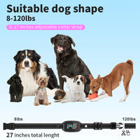 Smart Automatic Anti Barking Dog Collar Rechargeable Bark Stopper Stop Barking HD Digital Display IP67 Waterproof Collar For Dogs Pet Products null
