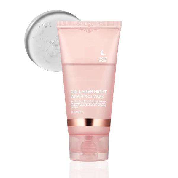 Face Night Mask Collagen Wrapping Mask Natural Ingredients Firming Elasticity & Hydration Anti-wrinkle For Skin Care Best Choice For 3C Discount Store