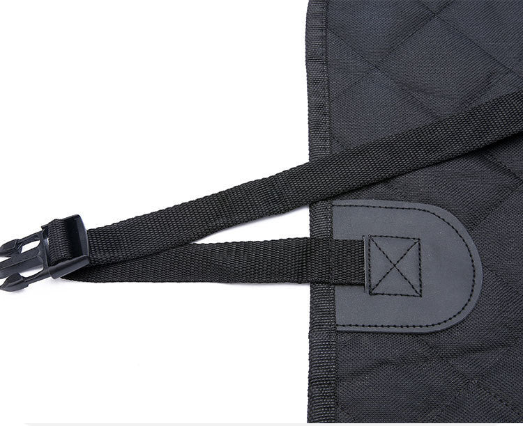 Dog Car Seat Cover View Mesh Pet Carrier Hammock Safety Protector Car Rear Back Seat Mat With Zipper And Pocket For Travel null