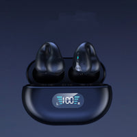 Bone Conduction Headphones TWS Earbuds Ear Clip Bluetooth 5.3 Touch Wireless Earphone In-Ear Bass HIFI Sports Headset null