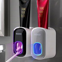 Wall Mounted Automatic Toothpaste Holder Bathroom Accessories Set Dispenser null