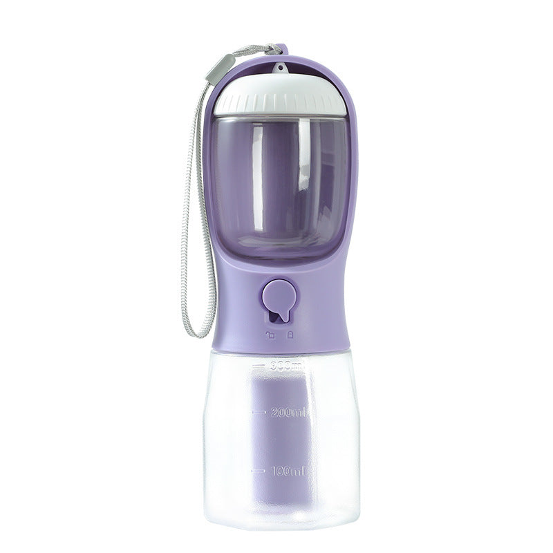 Dog Water Cup Drinking Food Garbage Bag Three-in-one Portable Small Multi-functional Pet Cups Pets Supplies null