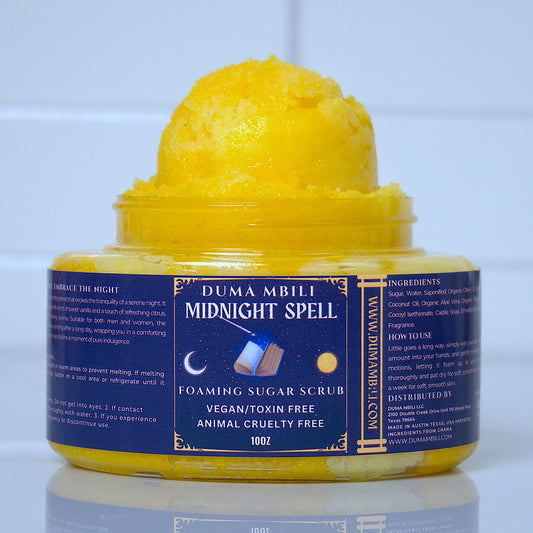 Midnight Spell Foaming Body Scrub Duma Mbili LLC