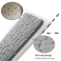 Embossed Microfiber Anti Slip Pebble Bath Mat LuminaHome Store