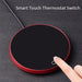 Electric coffee mug cup warmer heating coaster with touch pad and LED indicators