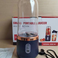 6blade Portable Blender Mini Juicer Cup Extractor Smoothie USB Charging Fruit Squeezer Blender Food Mixer Ice Crusher Portable Juicer Machine null