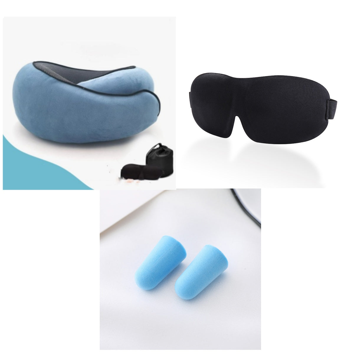Travel Neck Pillow Non-Deformed Airplane Pillow Travel Neck Cushion Durable U-Shaped Travel Memory Cotton Nap Neck Pillow null