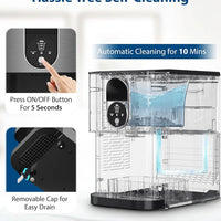 Silent Nugget Ice Maker 44lbs/24H Countertop Dispenser