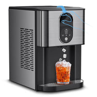 Silent Nugget Ice Maker 44lbs/24H Countertop Dispenser