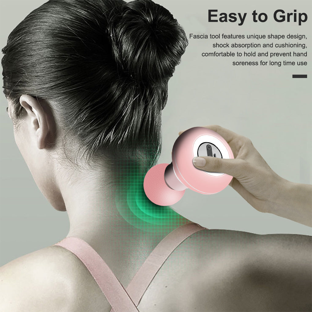 Muscle Massage Mini Pocket Electric Fascia Massage Back Neck Massager Gun For Body Deep Relief Pain Slimming Fascial Tool null