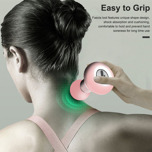 Muscle Massage Mini Pocket Electric Fascia Massage Back Neck Massager Gun For Body Deep Relief Pain Slimming Fascial Tool null