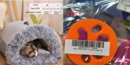 New Splice Portable Pet Nest Portable Autumn And Winter Warm Dog Nest Moisture-proof Long Fur Cat Nest Cross Border Pet Nest null
