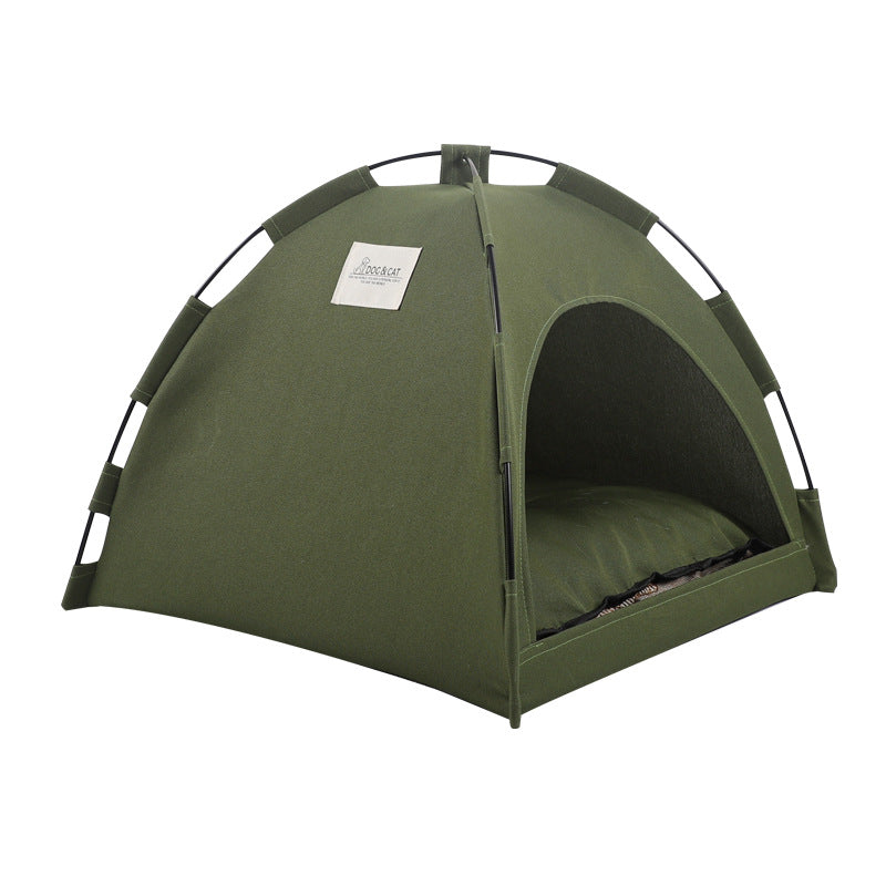 Cat Tent Cooling Mat  Dog House Pet Sofa Camping Dog Bed With Cushion For Dog Kennel Indoor Cat Nest Cat Bed Pets Products null