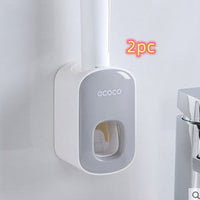 Wall Mounted Automatic Toothpaste Holder Bathroom Accessories Set Dispenser null