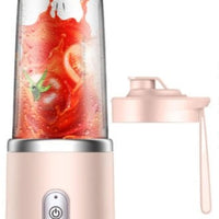 6blade Portable Blender Mini Juicer Cup Extractor Smoothie USB Charging Fruit Squeezer Blender Food Mixer Ice Crusher Portable Juicer Machine null