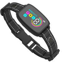 Smart Automatic Anti Barking Dog Collar Rechargeable Bark Stopper Stop Barking HD Digital Display IP67 Waterproof Collar For Dogs Pet Products null