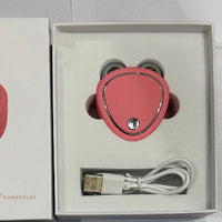 Portable Facial Micro-current Beauty Instrument For Lifting Thinning And Reducing Edema With Double Roller Massager null