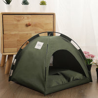 Cat Tent Cooling Mat  Dog House Pet Sofa Camping Dog Bed With Cushion For Dog Kennel Indoor Cat Nest Cat Bed Pets Products null